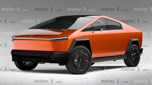 Tesla's cybertruck is a radical reimagining of a traditional pickup truck stainless steel body and wedge profile make it look like a movie prop up to 500 miles of electric range Tesla Cybertruck Render Imagines Changes Required To Reach Production