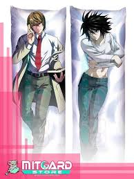 Light L Death Note Body Pillow Dakimakura He is trying to find who kira is by making some ilegal things (like spying, kidnapping. death note light yagami l lawliet body pillow case dakimakura