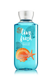 Live Fresh Seaside Breeze Shower Gel Signature Collection Bath And Body Works Shower Gel Bath And Body