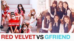 Joy red velvet dan yerin gfriend contohnya! Red Velvet Vs Gfriend Youtube