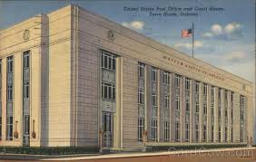 United States Post Office And Court House Terre Haute Indiana Terre Haute Post Office
