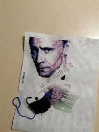 S.O.B. First time for ages wifes grabbed her cross stich , she did some  great stuff in the past but must have at least 20 1/2 done projects, but it  stops her