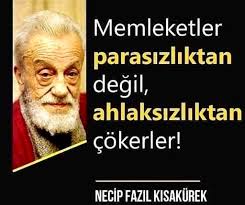 .istiyorum ifadelerini kullanmış, halaçoğlu'nun sözleri tartışma yaratmıştı. Necip Fazil Kisakurek Sozleri Guzel Sozler