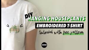 Start by drawing a design onto a very thin piece of paper (tracing paper works great for this). How To Hand Embroider A Shirt Free Diy Embroidery Designs Fashion Wanderer
