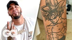 See more ideas about korean language learning, learn korean, g dragon tattoo. Anuel Aa Breaks Down His Tattoos Gq Youtube