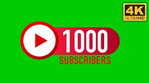 Get more views on your subscribers buttons subscribe button,play button,youtube play button,button,subscribe button green. 1k Subscribers Counter Green Screen 4k Free To Use Youtube