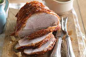 This juicy and tender pork loin is baked on a bed of . How To Roast Pork How To Cook Roast Pork With Crackling