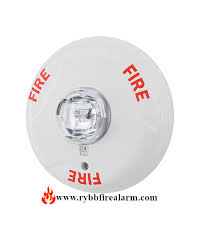 System Sensor Scw Ceiling Strobe White Rybb Fire Alarm