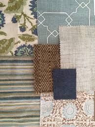 This style is hung as a tab top valance, allowing you some room to adjust the width as needed. 15 Inspiring Fabric Combinations Arts And Homes By Anna Hackathorn Blue Living Room Decor Pillow Fabric Living Room Decor Curtains