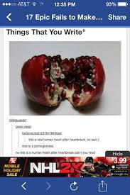 My Heart Is Broken And By Heart I Mean Pomegranate My Heart Is Breaking Pomegranate Holiday Sales