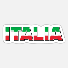 Metalum premium magnete rund flagge italien. Italia Schriftzug Wort Italienische Flagge Italien Sticker Spreadshirt