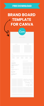 Dictate your logo size and placement. Free Brand Board Template For Canva Brand Board Template Branding Guidelines Template Brand Guidelines Template