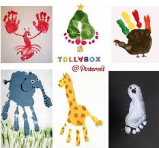 Malen Mit Hand Und Fuss Basteln Basteln Mit Kleinkindern Basteln Mit Kindern