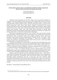 Aktivitas pergaulan dan prestasi belajar siswa b. Pdf Pengaruh Sarana Belajar Terhadap Prestasi Belajar Ilmu Pengetahuan Sosial Di Sekolah Dasar