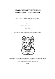 Tuliskan dan beri penjelasan singkat, empat metode dalam titrasi argentometri ! Laporan Praktikum Garam Mohr Studocu