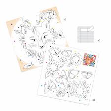 Copiii pentru colorare vor avea nevoie de creioane, marcheri sau acuarele. Planse De Colorat Pentru Copii Djeco Cu Animalute Emag Ro