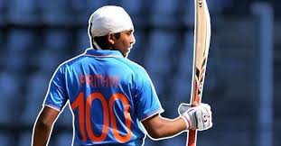 Born in thane, prithvi shaw was spotted by a local coach while playing street cricket at the age of three and was immediately enrolled in an. Revealed The Reason Behind Prithvi Shaw S Jersey Number 100 Crickettimes Com