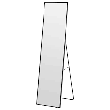 Karmsund Standspiegel Schwarz 40x167 Cm Ikea Deutschland Standspiegel Spiegel Schwarzer Spiegel
