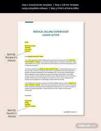 Medical billing resume cover letter however, while hiring a cheap essay writer, you have to make sure that you contact a reliable and professional essay writing service like myperfectwords.com. Free Medical Billing Supervisor Cover Letter Template Google Docs Word Template Net Cover Letter Template Letter Templates Cover Letter Template Free