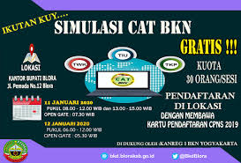 Cara daftar simulasi cat bkn online. Simulasi Cat Bkn Bkd Blora