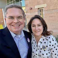 Civic responsibility completed! Flew back to the US to cast my vote….with Leah  Bray ♥️