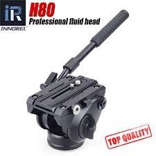 H80 Video Fluid Head Hydraulic Damping Dslr Tripod Monopod Manfrotto 501pl Bird Watching 2 Sections Handle Panoramic Head 360 Review Monopod Dslr Video Dslr