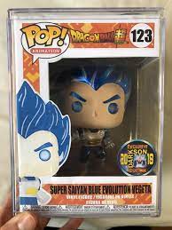 Dragon Ball Super Funko Pop Custom Metallic Super Saiyan Blue Evolution Vegeta Holo Metallic Paint Wi Super Saiyan Blue Evolution Super Saiyan Blue Funko Pop