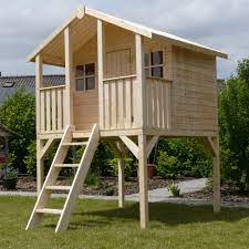 Amoureux des cabanes en bois, il en construit depuis son plus jeune âge. Cabane Enfants En Bois Sur Pilotis Traditional 3 42m Solid