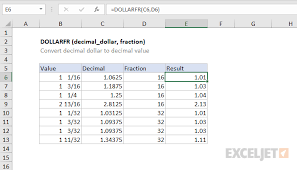 How To Use The Excel Dollarfr Function Exceljet