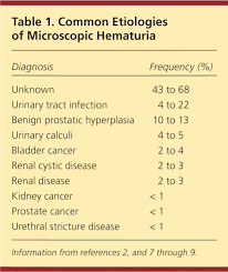 It hurts when i urinate and once i even urinate small clots of blood. Assessment Of Asymptomatic Microscopic Hematuria In Adults American Family Physician