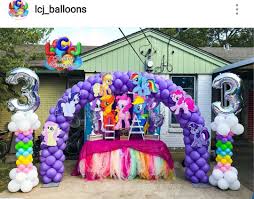 My Little Pony Birthday Party Balloon Decor Little Pony Birthday Party Pony Birthday Party My Little Pony Birthday Party