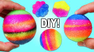 You will be left with a bowl of solution, so you can repeat the process and make as many super bouncy balls as you like! Diy Rainbow Bouncy Balls Play Kit Youtube