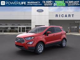 Research the 2020 ford ecosport with our expert reviews and ratings. New Ford Ecosport Vehicles For Sale Ricart Ford
