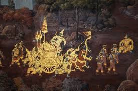 กร งเทพ ต ลา 8 2010 ภาพวาดส น ำม นใน wat phra kaui ร ปภาพสต อก ภาพศ ลปะ ภาพวาด ศ ลปะไทย