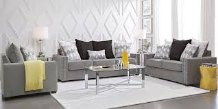 Natalia Gray 5 Pc Living Room In 2020 Living Room Sets Furniture Grey Living Room Sets Living Room Grey