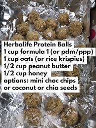 Protein Balls Herbalife Recipes Herbalife Shake Recipes Herbalife Diet