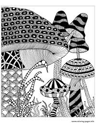 Painting mushrooms coloring pages the kid learns that mushrooms happen edible and inedible, useful and poisonous. Printable Mushroom Coloring Pages For Adults Coloring And Drawing