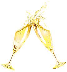 New Year Champagne Flutes Clipart Dessin Anniversaire Verre De Champagne Champagne Anniversaire