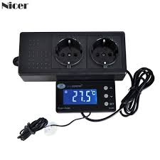 Digital Aquarium Thermostat Pid Temperature Controller Waterproof Sensor Outlet Aquarium Heater Cooler Termostato Aquario Temperature Control Products Aliexpress