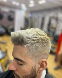 Fresh fade, bleach and dye💯🔥💈💈#bleach...