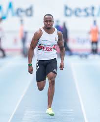 French world cup alpine ski racer: Akani Simbine Facebook