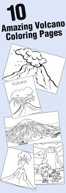 Top 10 Free Printable Volcano Coloring Pages Online Volcano Volcano Activities Coloring Pages