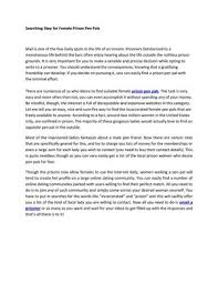If you google terms like prisoner and inmate pen pals, you will find dozens of relevant sites. Calameo How To Find Female Prison Penpals