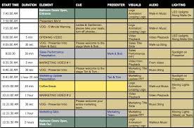 23 fresh template typename rundown template the heigths page 119 127 amazing collection templates for rundown rundown template rundown template 4 enter a title. Event Run Of Show Templates Software One Way Event Productions