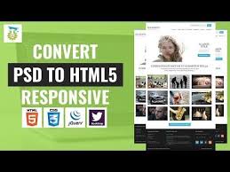Psd To Html With Bootstrap 4 Responsive Youtube Web Programming Web Development Psd
