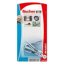 What is a drywall anchor? Fischer Steel Hollow Wall Anchor M4 L 46mm Pack Of 4 Diy At B Q
