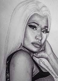 Nicki Minaj Drawing Instagram Davidleedrawings Nicki Minaj Drawing Nicki Minaj Art