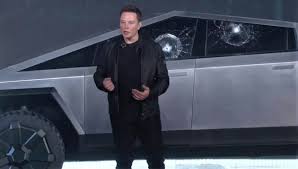Both the glass shatter in the same way. Tesla S Elon Musk Shatters Stereotypes And Windows With Cybertruck Geekwire