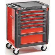 Facom Jet 7xl Servante Jet Xl 7 Tiroirs Rouge Tiroir Facom Rouge