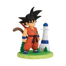 GOKU NINO JUNTO A TORRE BLANCA DRAGON BALL BANPRESTO 3.1 PULGADAS